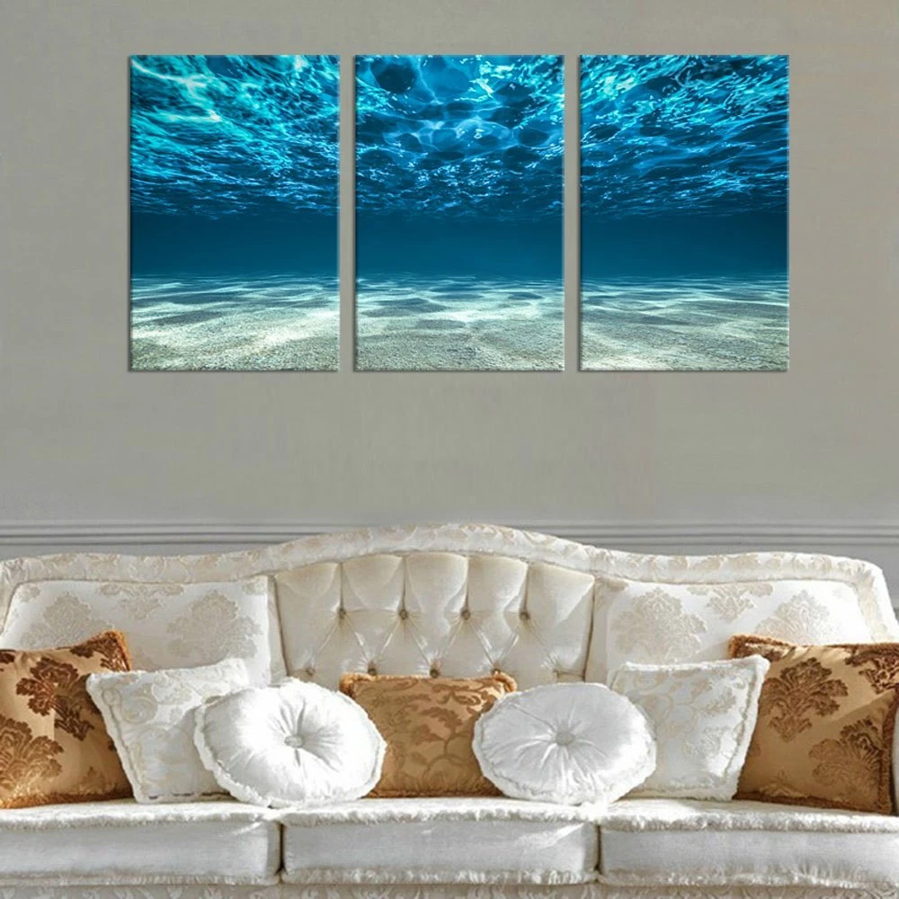 Ocean Poster Wall Art Sea Waves Artwork Large Art Print