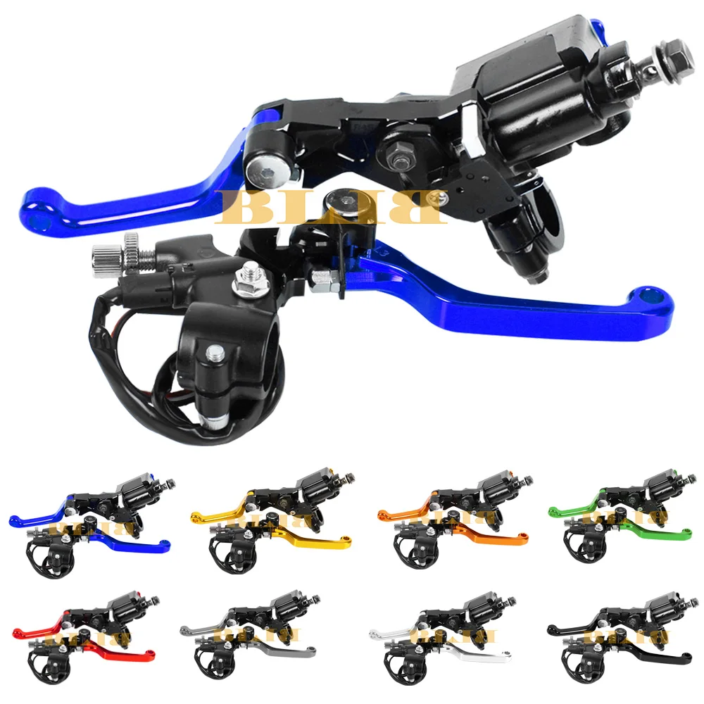 

8 ColorsFor Yamaha WR250R/X 2007-2013 Motocross Brake Clutch Levers CNC Brake Master Cylinder Levers Dirt Bike Reservoir Levers