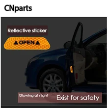 Cnparts универсальная дверь машины открытая вывеска предупреждающий, светоотражающий стикер для Hyundai Solaris i30 Tucson Renault аксессуары KIA RIO