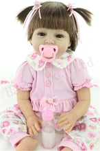 Simulation Doll Cute Baby Girl Silicone Soft Toys for Children Gift
