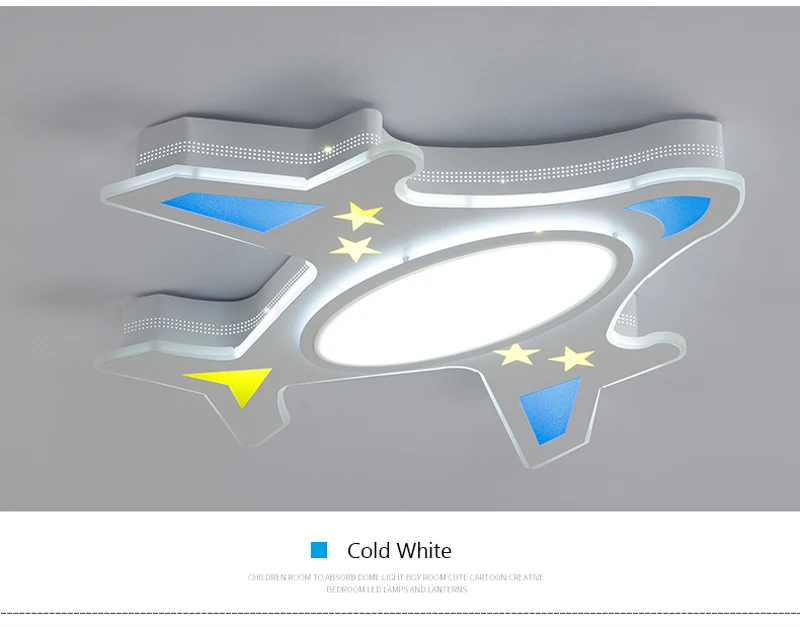 Horsten Modern Acrylic LED Ceiling Lights For Baby Children Kids Room Plane Lampshade Ceiling Lamp For Bedroom Study Room (12)