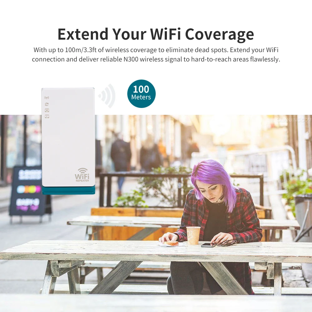 2 4G полоса Wi Fi покрытие повторитель беспроводной ретранслятор WiFi удлинитель с RJ45