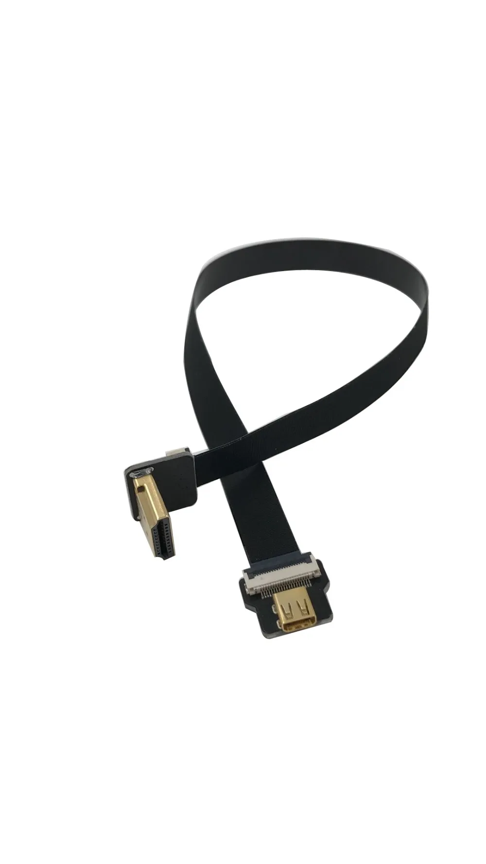 5 см/10 см/15 см/20 см/30 см ультра тонкий кабель HDMI Micro прямые штекерным Стандартный до угла Мужской плоский мягкий кабель FPV-системы