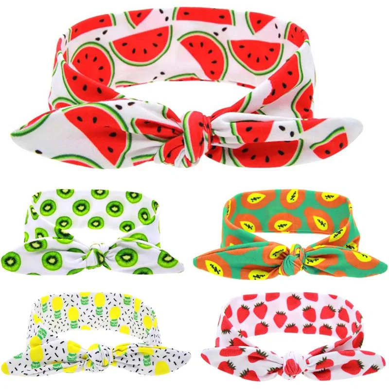

Hot Sale 1 Pc DIY Newborn Children Unisex Fruit Style Soft Braider Tiara Headbands Hair Accessories