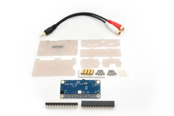 Aoide HiFi DAC plus Звуковая карта для Raspberry Pi Zero+ Матовый Акриловый чехол+ аудио 3,5 разъем для 2 RCA кабель комплект | аудио | DIY