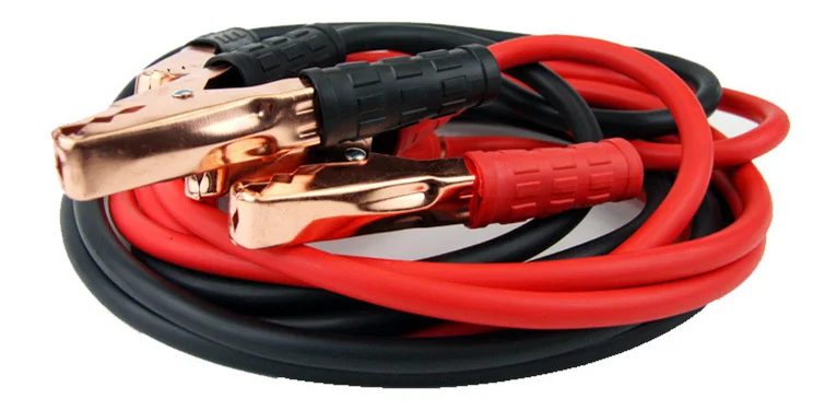 220 см толстый медный провод автомобильный аккумулятор скачок кабель 500AMP Аварийная зарядка пусковые провода с зажимом авто аксессуары