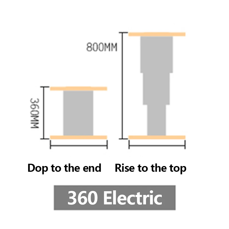 Электрический подъем татами Электрический подъемный стол Макс 65 кг подъемный подъемник платформы 360-800 мм для автоматической регулировки высоты 110 V-220 V