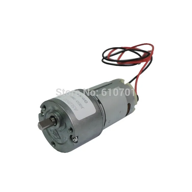 6 24V Rotate Speed Reduction Electric DC Geared Motor JGB33 380