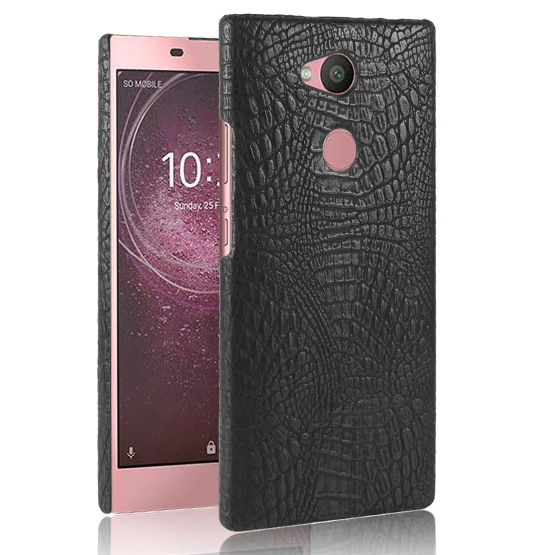 

For Sony Xperia L2 H3311 H4311 Case Quality PC Crocodile Grain Back Cover Hard Case for Sony Xperia L 2 H 3311 4311 Protector