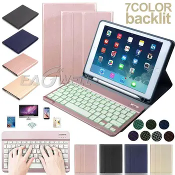 

Ultra-thin Bluetooth keyboard case For iPad Air 2 Air 1 Case 2018 9.7 Funda Silicone Soft Back 2017 Pu Leather Smart Cover Case