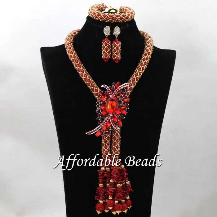 

Hot Costume African Jewelry Sets Marvelous African Wedding Set New Arrival Style HEB129