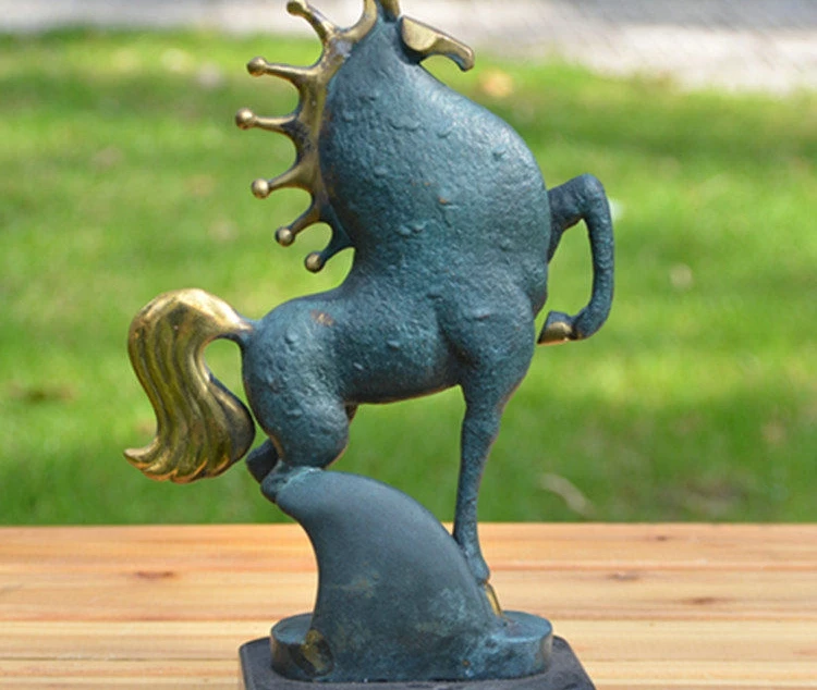 

Art Deco Sculpture Abstract Horse Bronze Statue