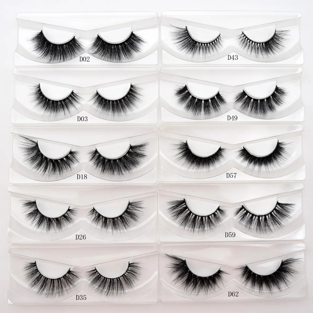 

Visofree Eyelashes Faux Mink Lashes Handmade Natural Silk Eyelashes Long False Eyelashes Eyelash Extension Tools 10 Styles