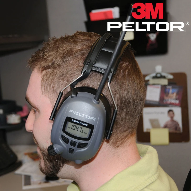 Наушники PELTOR с защитой от шума 3M воспроизводящие музыку радиостанции наушники 26
