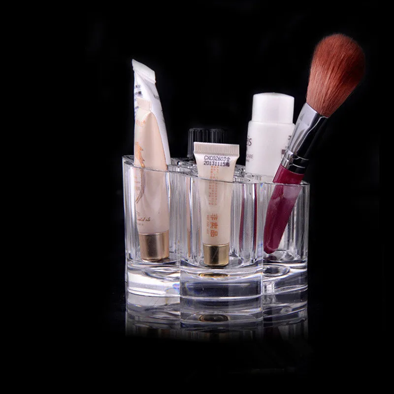 Прозрачный акриловый Органайзер для косметики в форме цветка|lipstick lipstick|lipstick