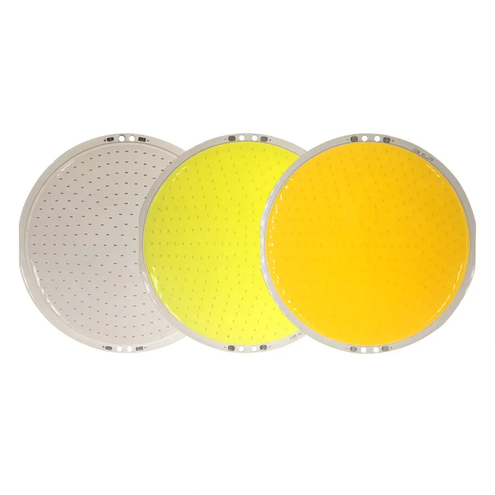 

10Pcs 108mm Diameter Round 12V COB LED Panel Light with Dimmer Warm Cool White Blue Color DC12V 50W for DIY Car House Decor Lamp