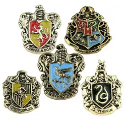 Знак школы Хогвартс булавки брошь Гриффиндор Ravenclaw Слизерин значок с эмблемой пуффендуй аксессуары к костюму для Косплей Женская модная