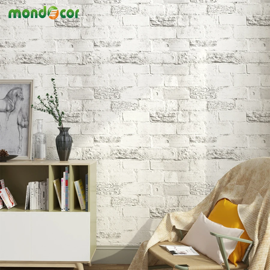 

Modern Vintage Wall Paper Stickers Stone Pattern Self adhesive Wallpaper Roll For Living room Bedroom Wall covering Home Decor
