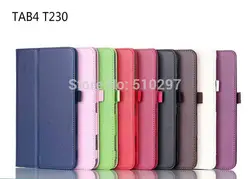 Кожаный чехол подставка Планшеты чехол для Samsung Galaxy Tab 4 7.0 T230 T231 T235 sm-t235