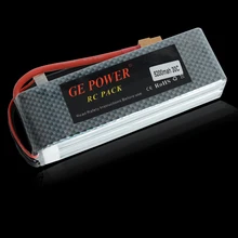 GE Power 4S Lipo Battery 4S 14.8V 5200MAH 30C MAX 40C T/XT60 Plug LiPo RC Battery For Rc Helicopter Car Boat 4S Free shipping