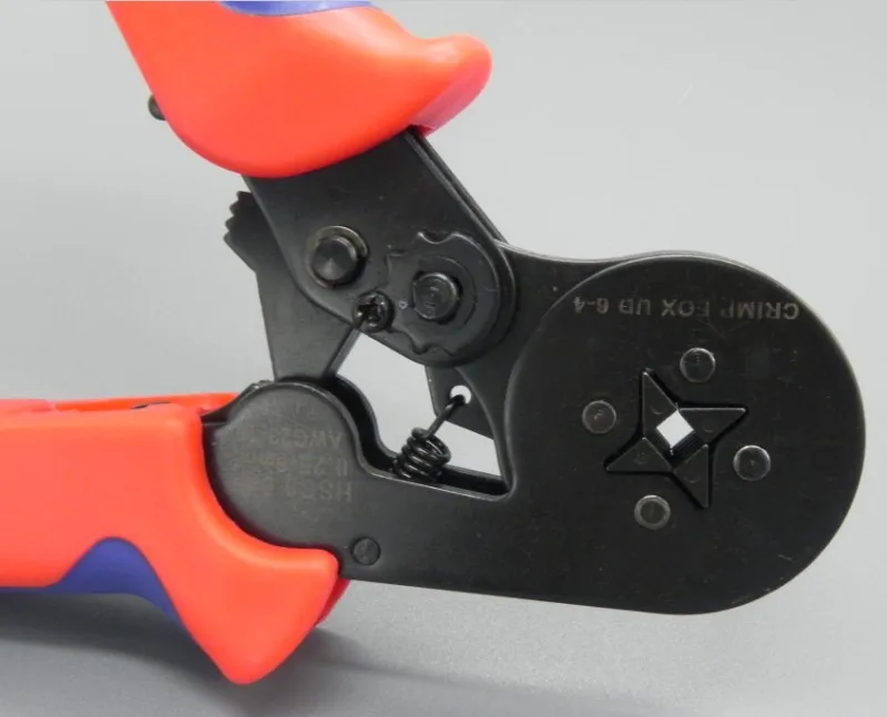 HSC8 6 4 Cable End sleeves Crimping Plier Self Adjusting Ratcheting