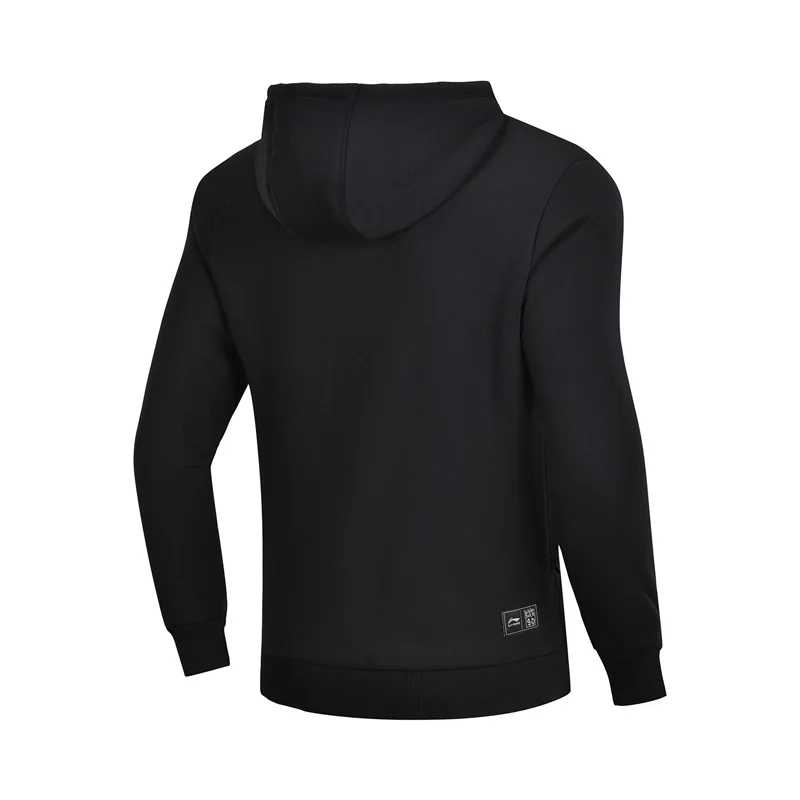 (Клиренс) Li Ning мужской трендовый свитер зимний теплый флисовый обычный крой 100%