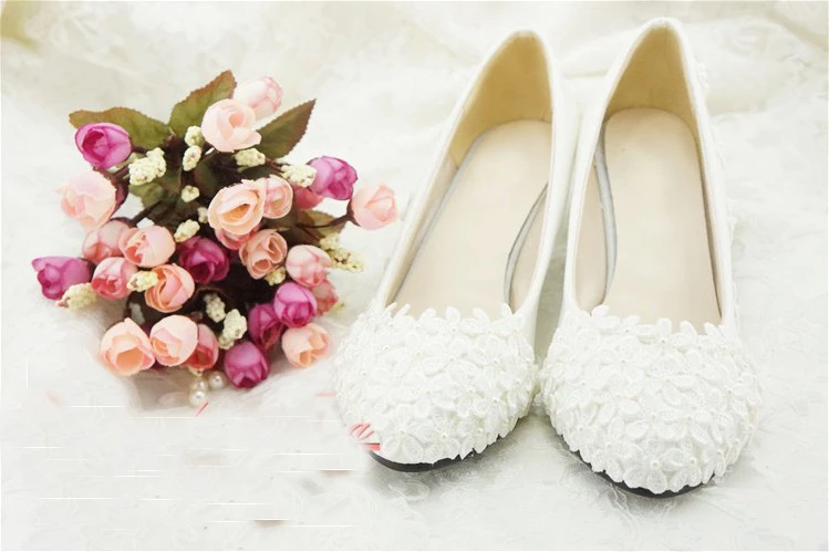 ivory pumps flower girl