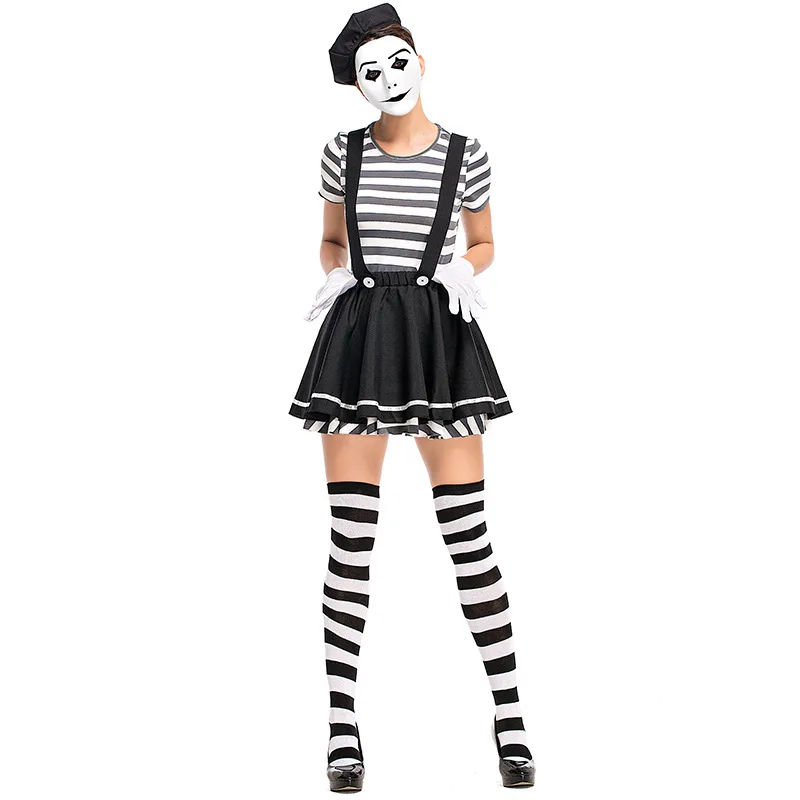 Volwassen Womens Betoverende Mime Halloween Kostuum Aliexpress