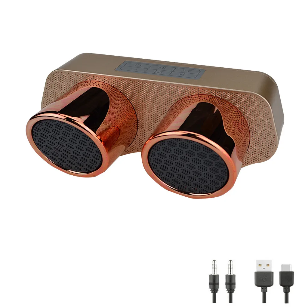 Беспроводная портативная bluetooth Колонка HIPERDEL новая высокоточная настольная Hi Fi в
