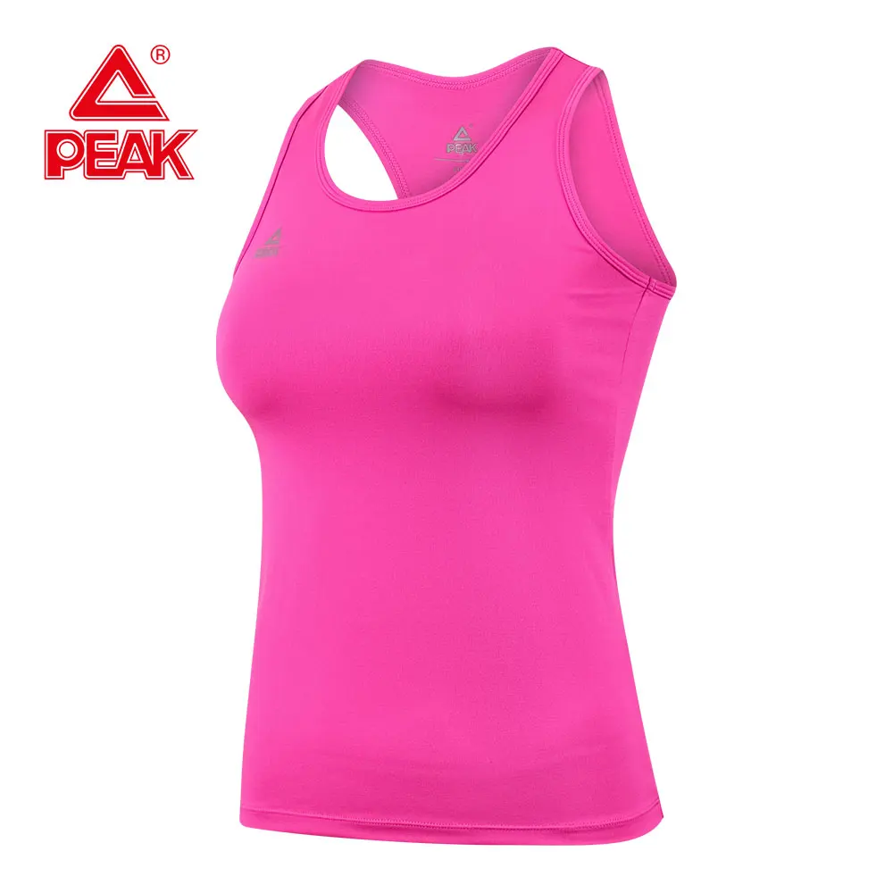 PEAK Women's Fitting Gym Tank Top High Elasticity Sports Vest Running