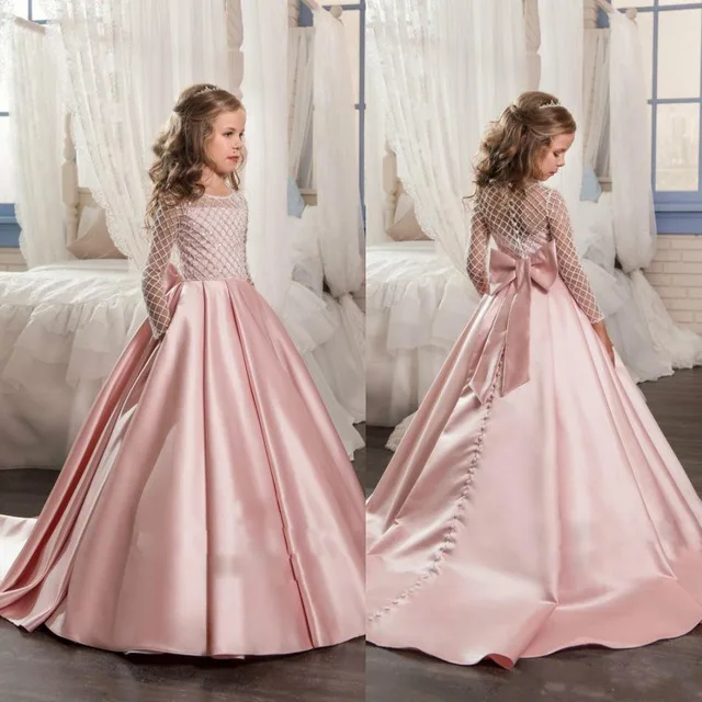 fancy flower girl dresses
