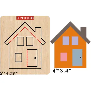 

Small House new dies for 2019 die cut wooden dies