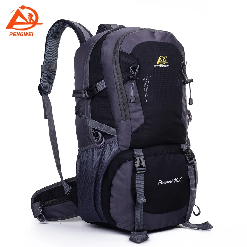 

40L Large Capacity Foldable Backpack Waterproof Outdoor Tactical Military Bag Without Rain Cover Light Hiking Backpack 302