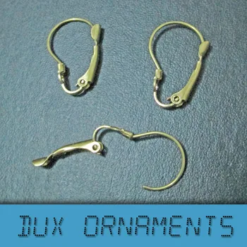 

Earrings Original color brass Classic French Earwire LEVERBACK Earring Hooks Ear Wires