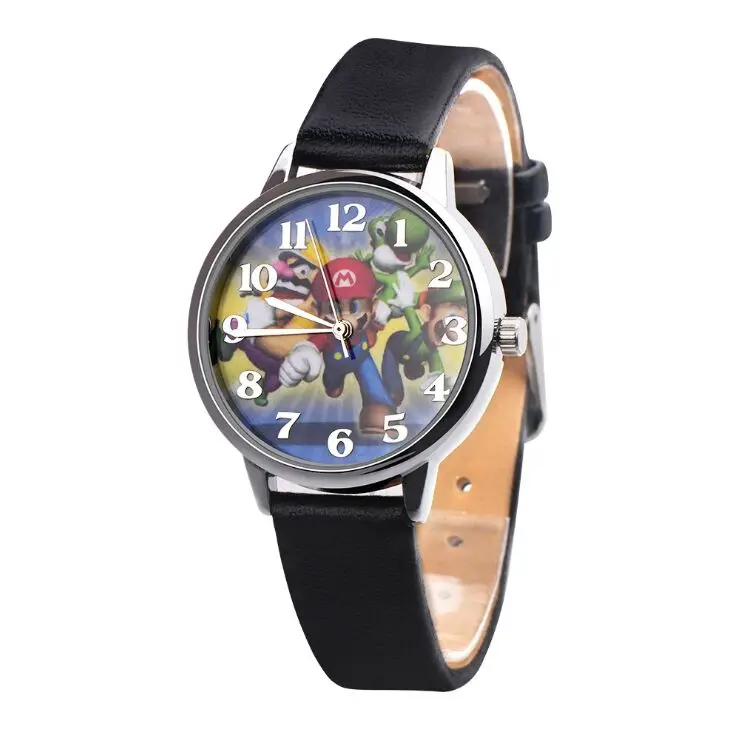 

2018 New super mario watch Quartz Kids Sports fashion cartoon Watch Wristwatch Boy Students Christmas Relogio watch