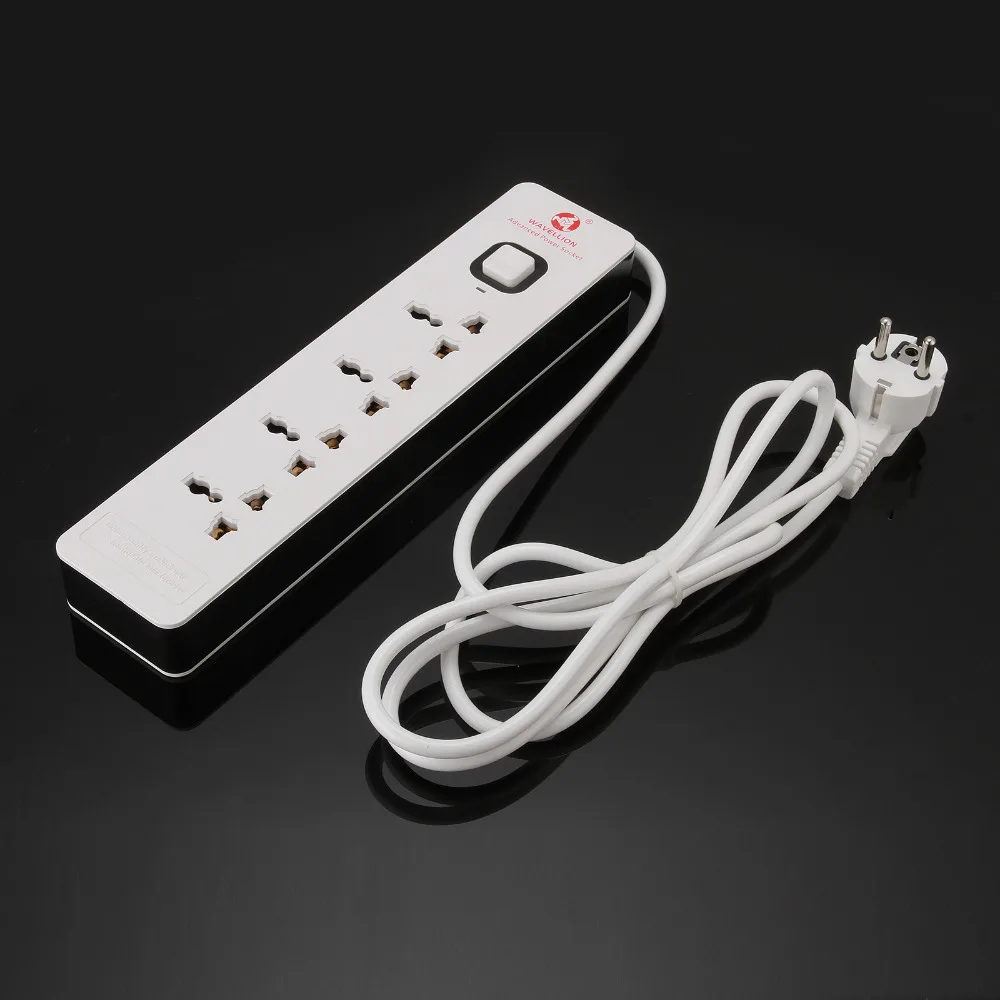 

Anmas home 2m 4 Power Portable Strip Plug Adapter Sockets Power Strip Plug Electrical Power Adapter Independent Safety Door