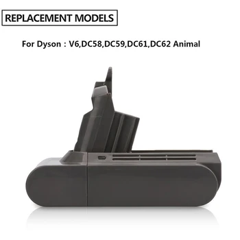 

Rechargeable Battery 21.6V 3000mAh for Dyson Li-ion Vacuum Cleaner DC58 DC61 DC62 V6 965874-02