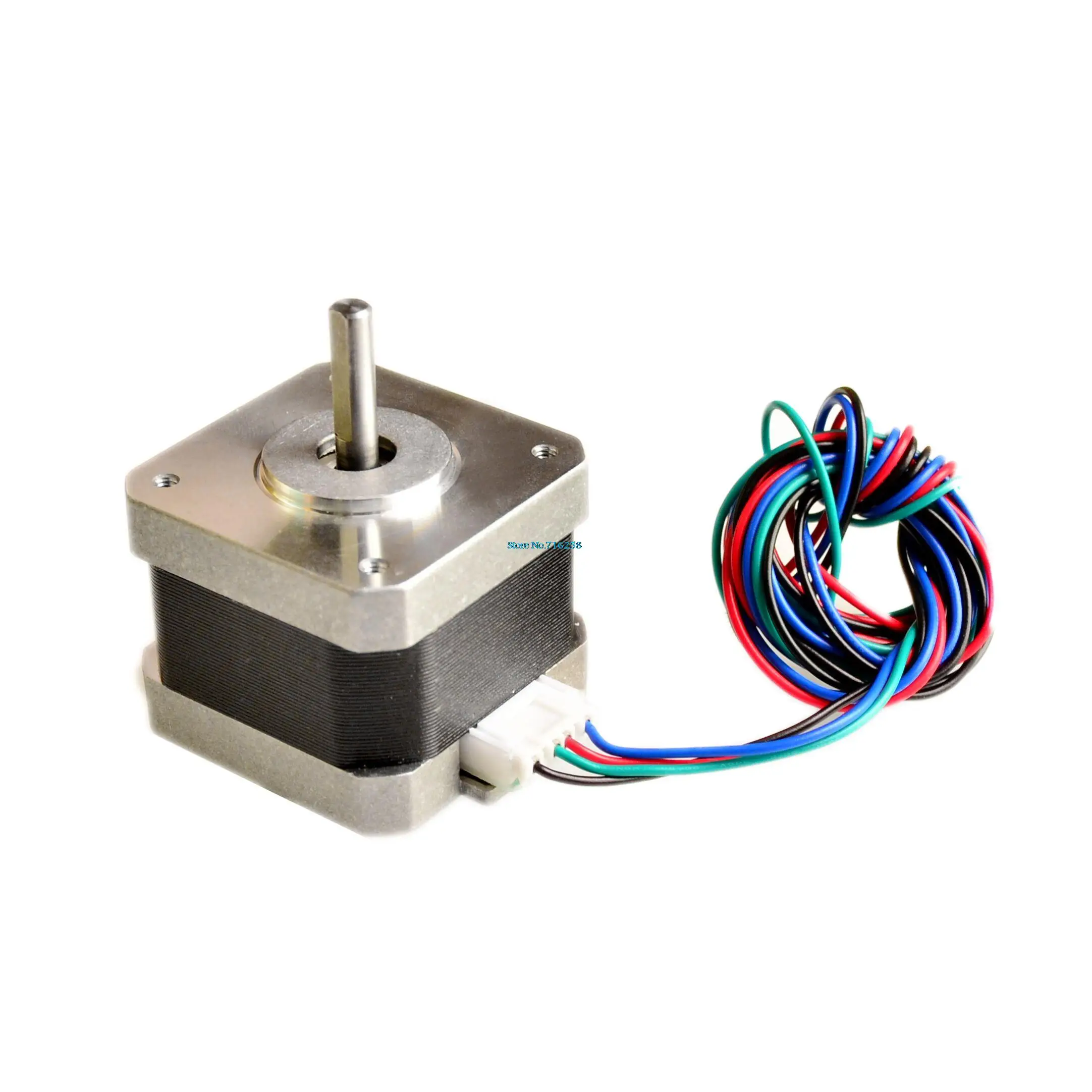Nema 17 шаговый двигатель биполярный 4 провода 34 мм 12V 0.4A 26Ncm (36 8 oz.in) 3D принтер мотор