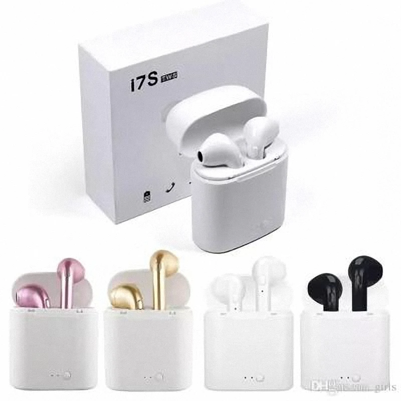 I7s TWS беспроводные bluetooth наушники с мини зарядным боксом вкладыши для Iphone X 6 7 8 plus