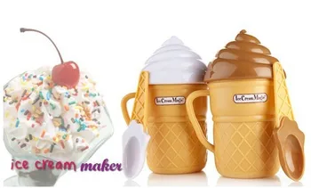 

Mini Ice Cream Maker Portable & No Power Source Required
