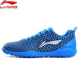 Li-Ning/мужские тренировочные футбольные кроссовки для ногтей; противоскользящая износостойкая спортивная обувь с подкладкой; удобные