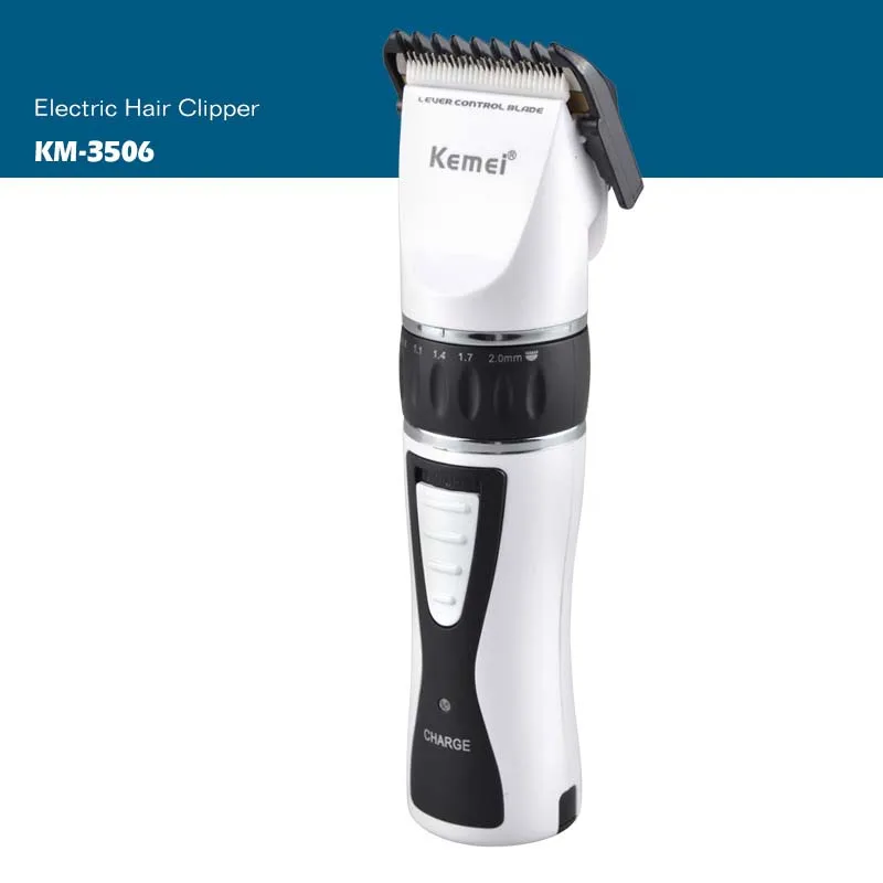 Kemei KM-3506 Для мужчин немой зарядки Cutter Clipper машинка для стрижки волос