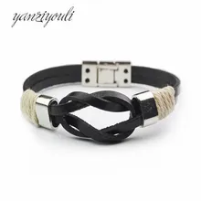 Nuevo diseño de pulsera para hombre, accesorios clásicos a la moda para hombre, pulsera deportiva tejida a mano Parataxis, joyería para hombre, venta al por mayor, regalo de Navidad