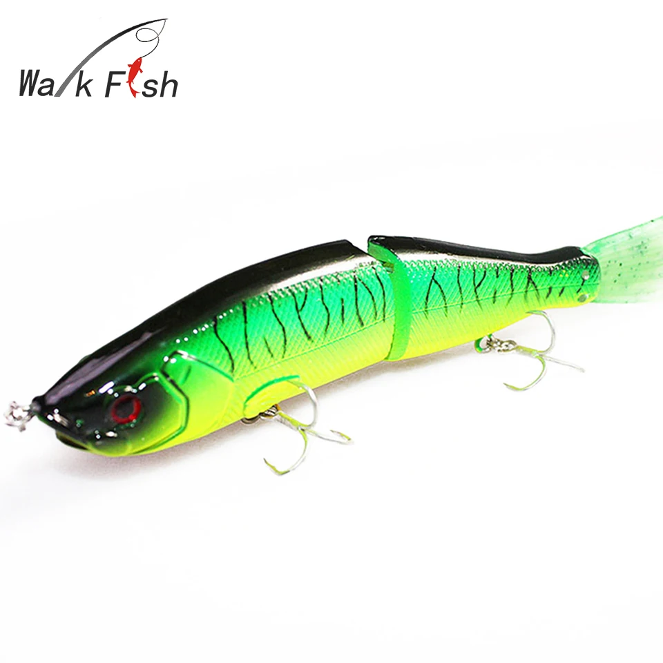 

WALK FISH 1Pcs New Arrival 16.5cm 55g 2 Sections Fishing Lure Minnow 6#BKK Hooks Hard Baits Soft Tail Lures Artificial Bait