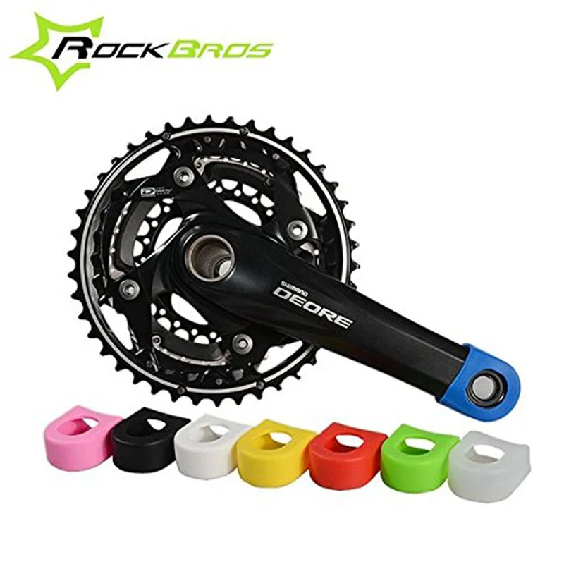 

2 PCS Bike Crank Protector Cover Silica Gel Race Face Crank Boot Protectors Crankset Protective Case