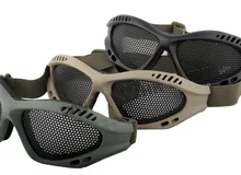 Hot! Hunting Airsoft Net Tactical Shock Resistance Eyes Protecting Outdoor Sports Metal Mesh Glasses Goggle