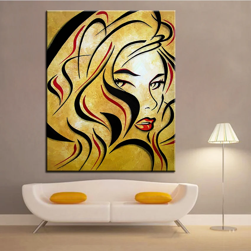 Large size Printing Oil Painting say it Wall painting POP Art Wall Art ...