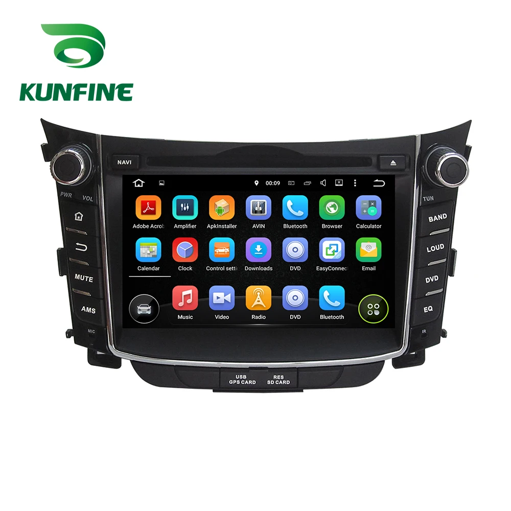 Excellent Octa Core 4GB RAM Android 8.0 Car DVD GPS Navigation Multimedia Player Car Stereo for Hyundai I30 2011-2016 Radio Headunit WIFI 3
