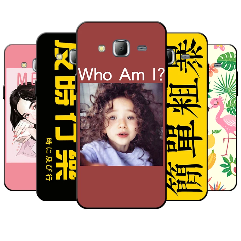 Cute Girl Phone Case For Samsung Galaxy J2 Prime G532 G532F Matte Soft Silicone Cool Back Cover Lovely Parttern |