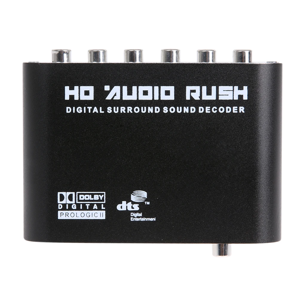5 1 CH Audio Decoder SPDIF Coaxial to RCA DTS AC3 Digital to 5 1 Amplifier